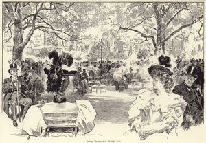 Sonntagmorgen, nahe dem Stanhope Gate, Hyde Park von Charles Dana Gibson