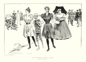 Der überarbeitete amerikanische Vater von Charles Dana Gibson