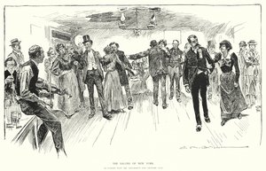 Die Salons von New York, ein Abend mit dem Gentlemen