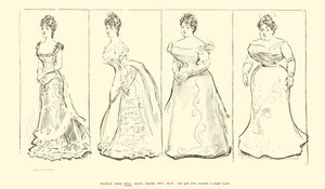 Das Mädchen, das eine schmale Taille wollte von Charles Dana Gibson