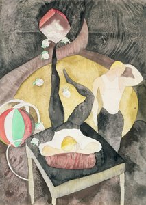 Zwei Akrobat-Jongleure, 1916 von Charles Demuth