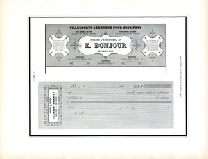 Muster für Geschäftsdokumente eines Transportunternehmens von Charles Derriey