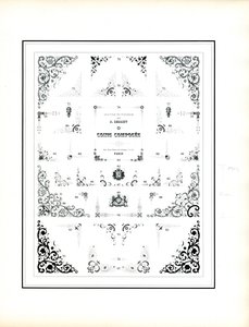Fortsetzung der Rahmeneckensammlung von Charles Derriey