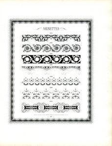 Kontinuierliche dekorative Bordüren im klassischen Stil
