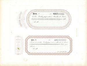 Beispiele für Zahlungsauftragsformulare von Charles Derriey