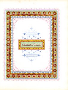 Prächtiger Chromolithografischer Rahmen
