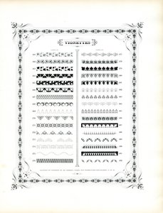 Ornamentale Ränder und Vignetten, Corps 20 (Fortsetzung) von Charles Derriey
