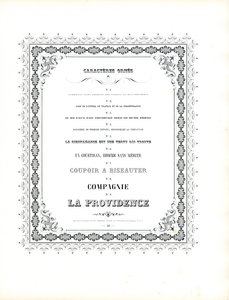 Ornamentale Schriftarten mit dekorativem Rahmen