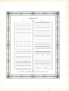 Vignetten-Musterkatalog Blatt 2 von Charles Derriey
