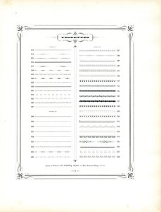Vignettenmuster-Katalogblatt 3 von Charles Derriey