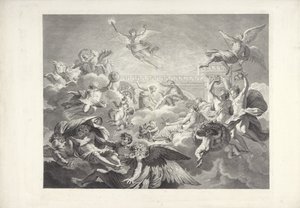 Phaëton und Apollo (Die Gemälde von Charles le Brun und Eustache Le Sueur im Haus des Präsidenten Lambert)