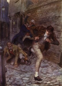 Illustration für The Amateur Gentleman von Jeffery Farnol von Charles Edmund (after) Brock