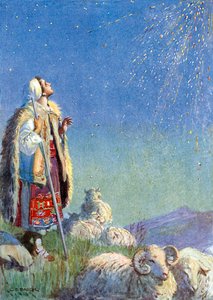 "Es kam herunter wie ein Funkenregen" von Charles Edmund (after) Brock