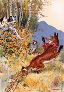 "Aus den Büschen sprang der Hund"