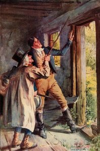 Er zeigte auf eine rostige Eisenklammer, 1928 von Charles Edmund Brock