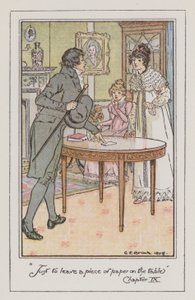 Illustration für Emma von Jane Austen von Charles Edmund Brock
