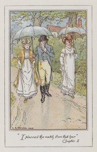 Illustration für Emma von Jane Austen von Charles Edmund Brock