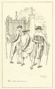 Illustration zu The Essays of Elia von Charles Lamb (Gravur)