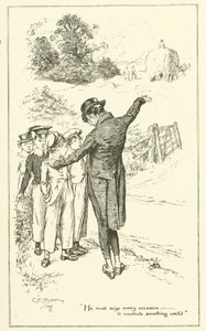 Illustration für Die Essays von Elia von Charles Lamb (Gravur) von Charles Edmund Brock