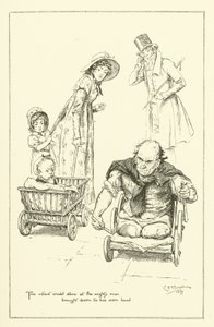 Illustration für Die Essays von Elia von Charles Lamb (Gravur) von Charles Edmund Brock