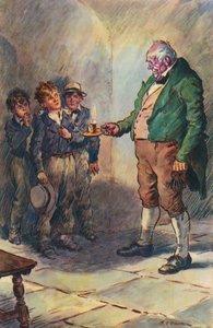 Illustration für Tom Browns Schulzeit von Thomas Hughes von Charles Edmund Brock