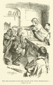 Illustration für Westward Ho! von Charles Kingsley von Charles Edmund Brock