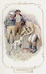Oh! wie erfreut er war (Farblithografie)
