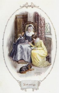 Jugend und Alter (Farblithografie)