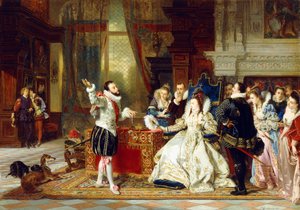 Sir Walter Raleigh und Königin Elizabeth, 1875