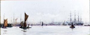 Blick nach Westen von Tilbury