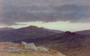 Abenddämmerung über Dartmoor von Charles Edward Jr. Brittan