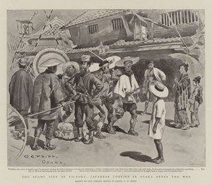 Die Schattenseite des Sieges, japanische Kulis in Osaka nach dem Krieg
