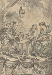 Die Heilige Familie in der Werkstatt des Zimmermanns