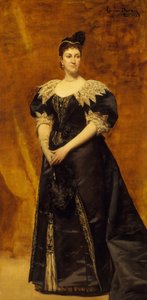Mrs. William Astor Caroline Webster Schermerhorn, 1831-1908, 1890 von Charles Emile Auguste Carolus Duran