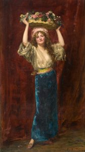 Das Blumenmädchen von Charles Emile Auguste Carolus Duran