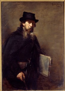 Der alte Lithograf von Charles Emile Auguste Carolus Duran