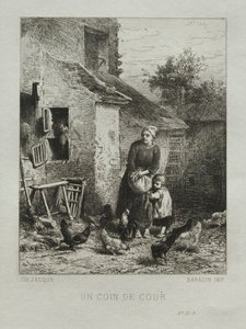 Eine Ecke des Hofes