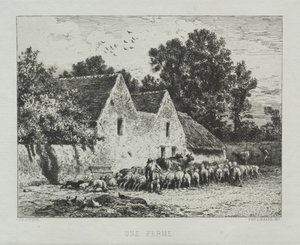Ein Bauernhaus