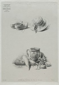 Zeichenkurs: Nr. 4 - Stillleben von Charles Emile Jacque