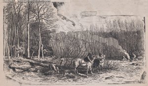 Februar aus Album der ländlichen Motive, 1859