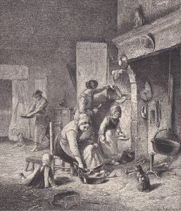 Gruel, aus Le Magasin Pittoresque, ca. 1852 von Charles Emile Jacque