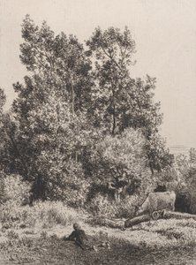 Landschaft von Charles Emile Jacque