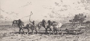 Der Roller von Charles Emile Jacque