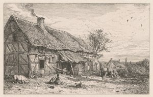 Bauernhaus von Charles Emile Jacque