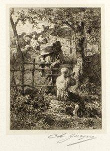 Sommer von Charles Emile Jacque