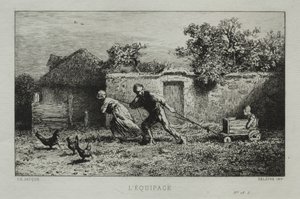 Das Equipage von Charles Emile Jacque