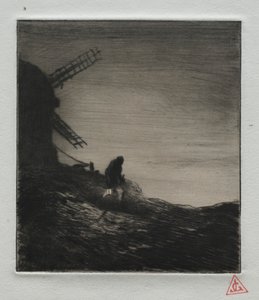 Die Mühle, 1848 von Charles Emile Jacque