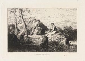 Der verlorene Sohn von Charles Emile Jacque