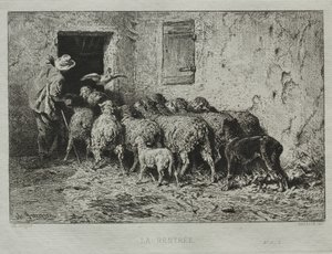 Die Rückkehr von Charles Emile Jacque