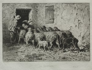 Die Rückkehr von Charles Emile Jacque